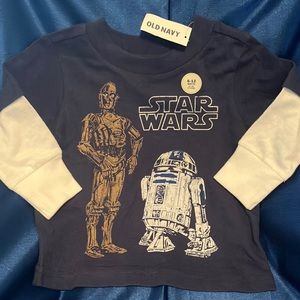 3/$18 NWT Star Wars LS Shirt